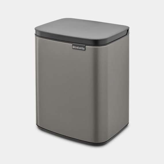 Brabantia 7Litre BO Waste Bin, Product Capacity: 7L, Product Colour: Platinum