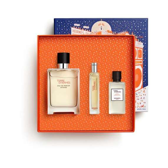 Terre D'Hermes Edp Intense Three Piece Men Perfume Gift Set