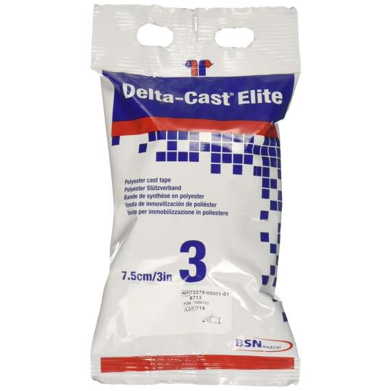 BSN Medical Delta Cast Elite Polyester Casting Tape, Size: 7.5cm by 3.6m Roll