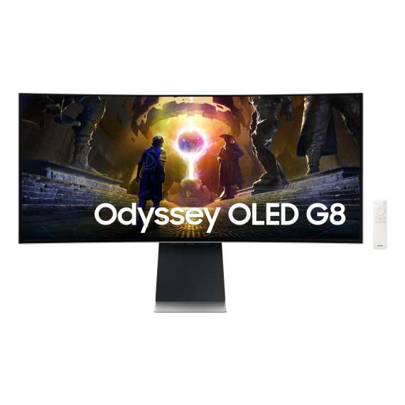 Samsung G85SD 34 Inch UWQHD OLED Curved Smart Gaming Monitor