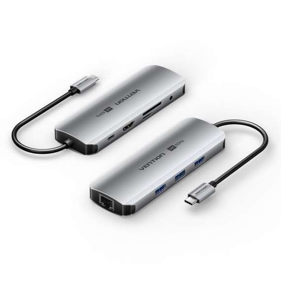 Vention USB C Multi-function 9 in 1  Docking Station