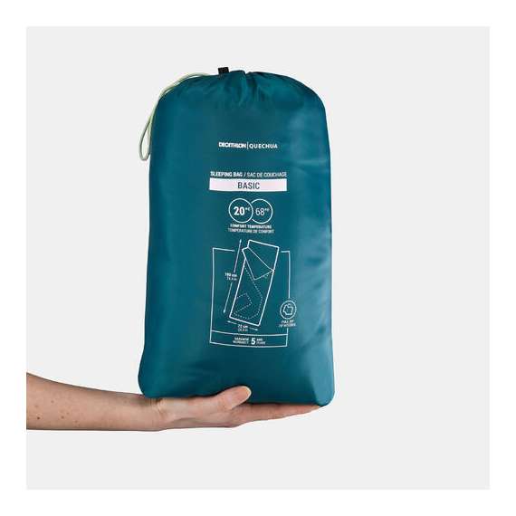 Quechua 20°C Basic Camping Sleeping Bag, 2 image