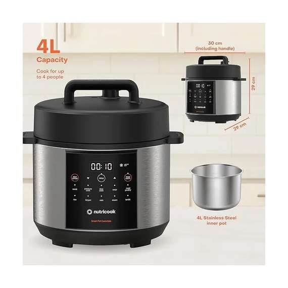 Nutricook NC-SP150 4L 900W Stainless Steel Smart Pot, 3 image