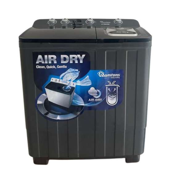 Ramtons RW/214 15KG washer 7KG spin Twin tub semi automatic Washing Machine