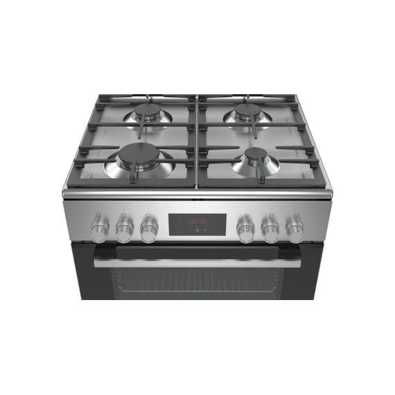 BOSCH HXQ38AE50M 4 Gas + Electric oven  Semi inox Cooker, 2 image