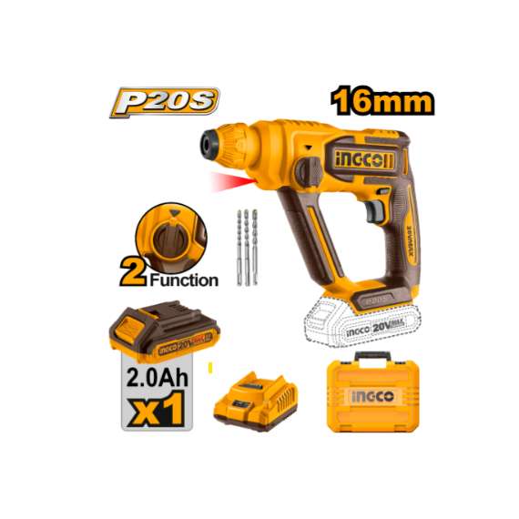 Ingco CRHLI201681 L-ION Rotary Hammer