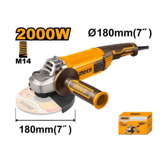 Ingco AG200018 2000W Angle Grinder