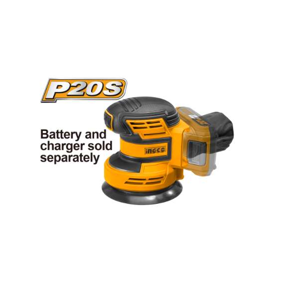 Ingco CROSLI2001 LI-ION 20V Random Orbital Sander