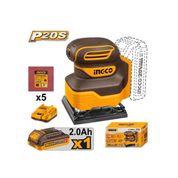 Ingco CSHSLI20141 Cordless Sheet Sander