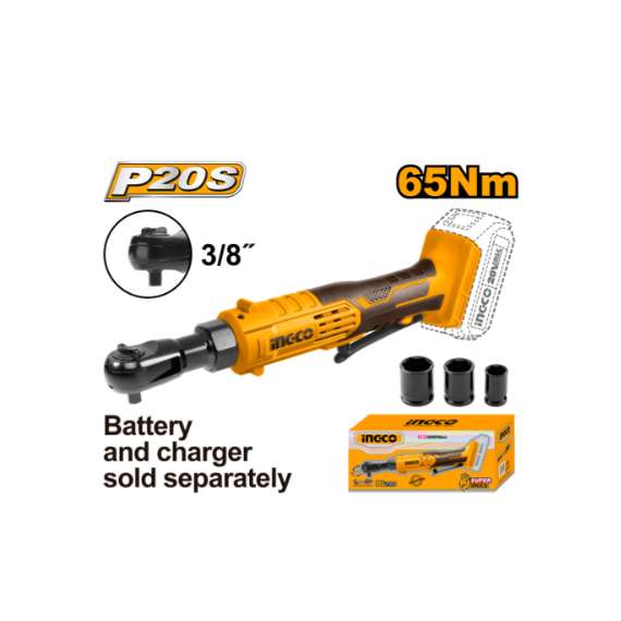Ingco CDRLI2060151 20V LI-ION Cordless Drive Ratchet