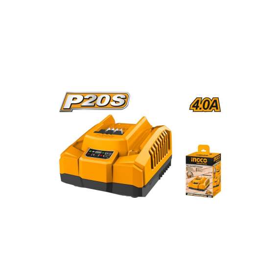 Ingco FCLI20411 20V LI-ION Fast Intelligent Charger