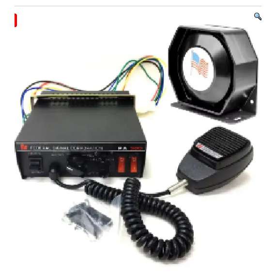 Vehicle PA300I 100W 11-16Vdc  W/Pa Siren System