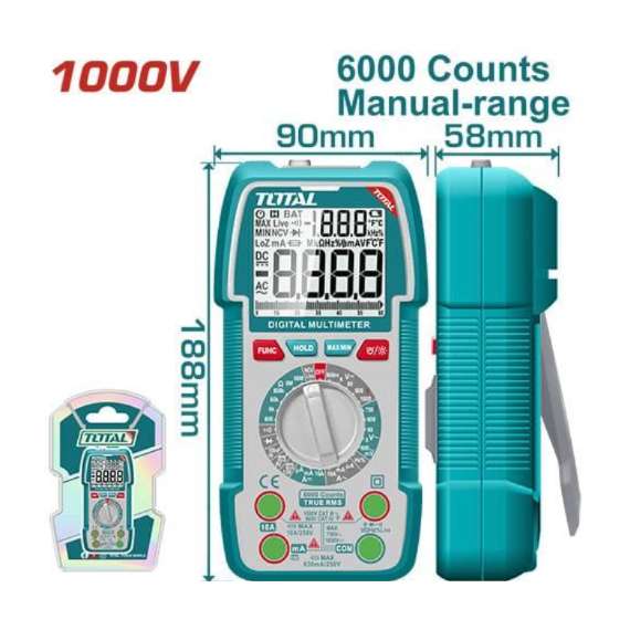 Total TMT5310002 6000 counts Digital multimeter