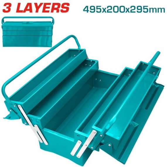 Total THT10701 495x200x295mm 3 Layers Tool box