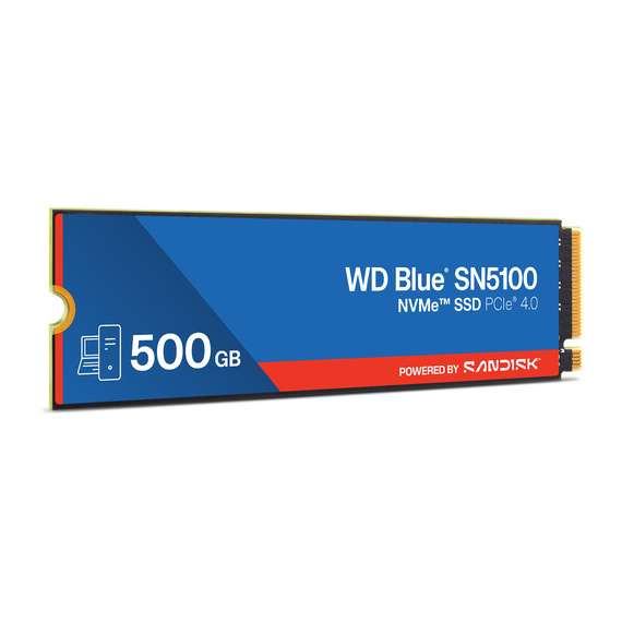 Western Digital SN5100  500GB Blue M.2 NVMe PCIe 4.0 Internal SSD, 2 image