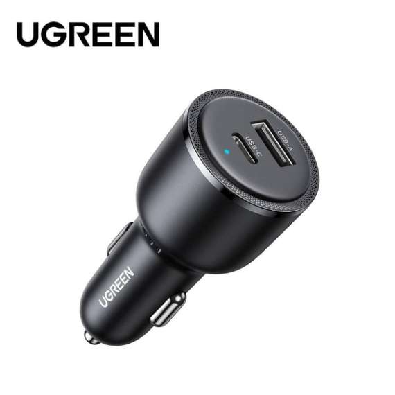UGREEN 63W 2-Port Fast Car Charger