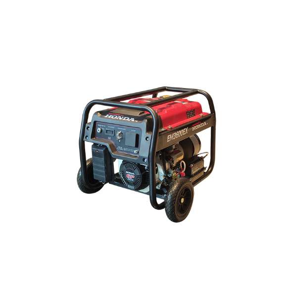 Honda EM3600EX  3KVA Key Start Generator with Battery and Wheels