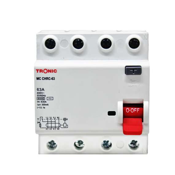 Tronic MC CHRC-63-04-300 4 Pole Electromagnetic Residual Current Circuit Breaker