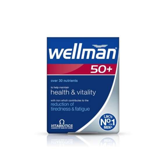 Vitabiotics Wellman 50+ 30Tablets Supplement