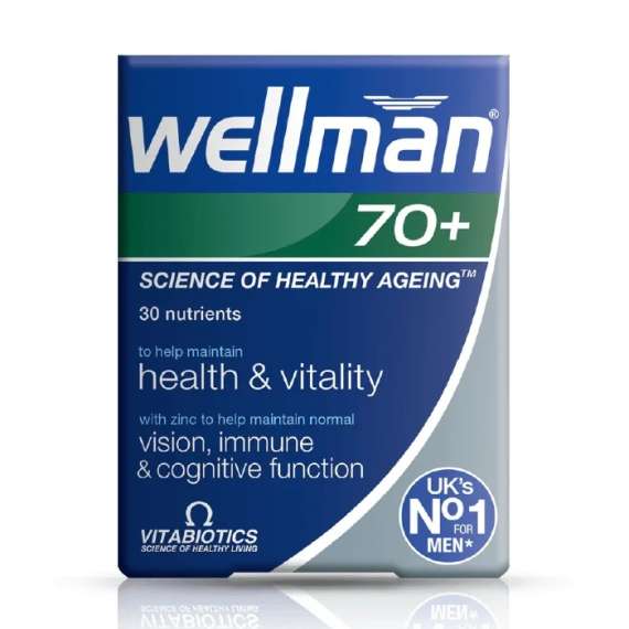 Vitabiotics Wellman 70+ 30Tablets Supplement