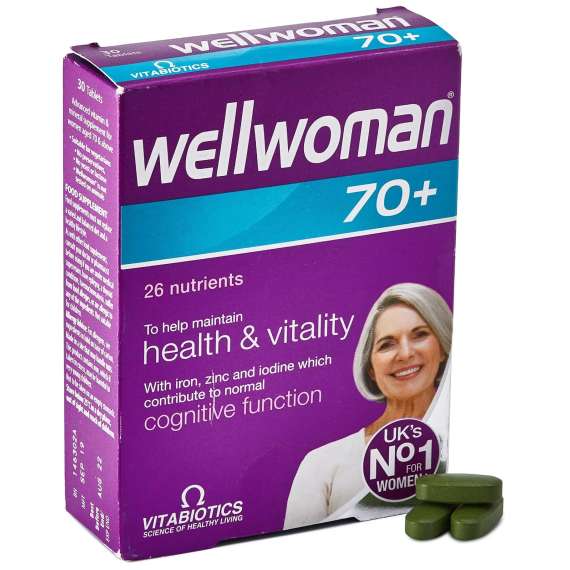 Vitabiotics Wellwoman 70+ 30Tablets Supplement