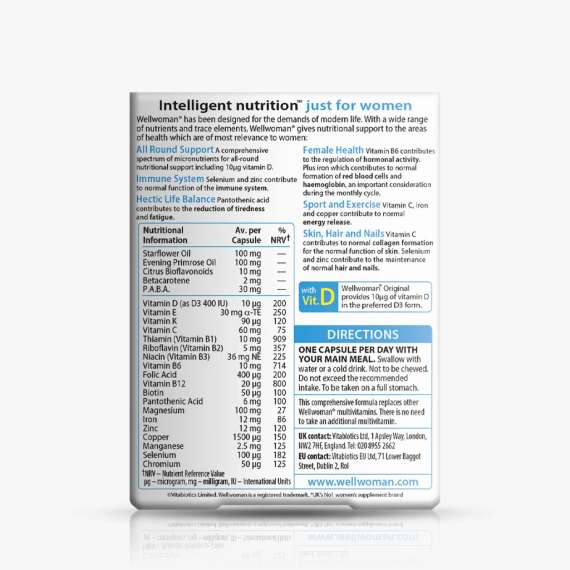 Vitabiotics Wellwoman 30Capsules Supplement, 2 image