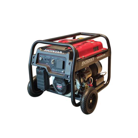 Honda EM6500EX 5.5kVA  GX390 key start Petrol Generator with wheels