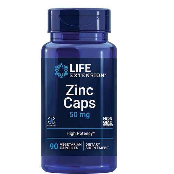 Life Extension Zinc 50mg 90 Capsules