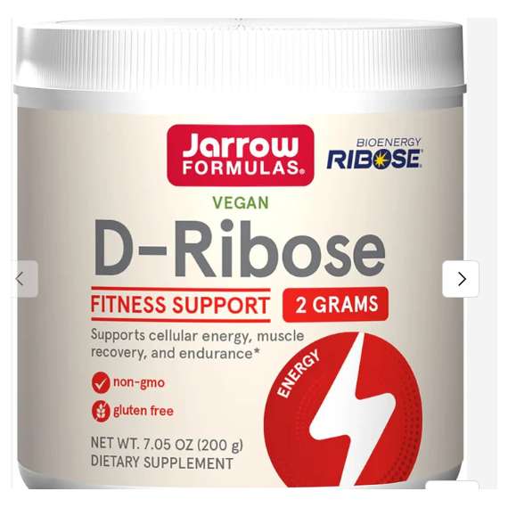 Jarrow D-Ribose Powder 200g Supplement