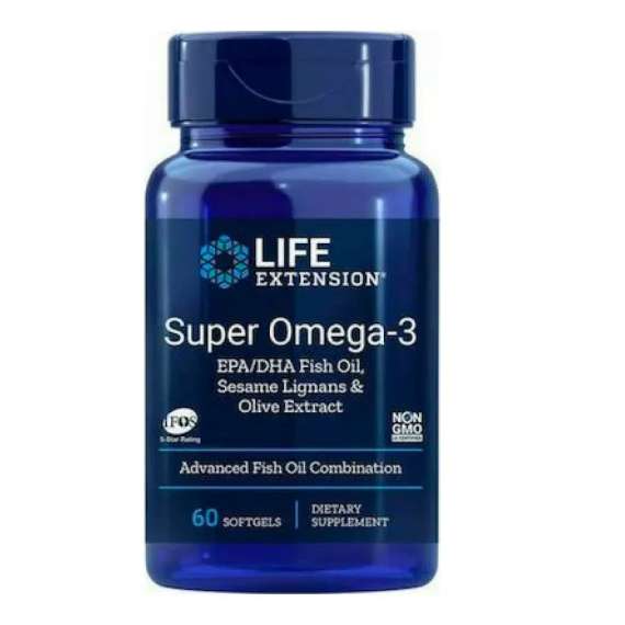 Life Extension Super Omega 3 60 Softgels