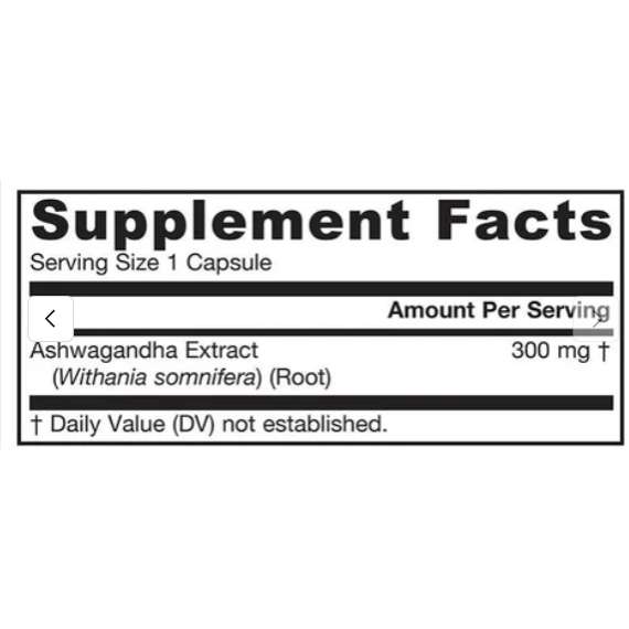 Jarrow Alpha Ashwagandha 300mg 120 Capsule  Supplement, 2 image