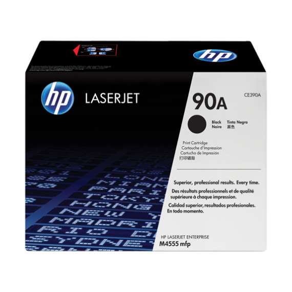 HP 90A CE390A Black Original LaserJet Toner Cartridge