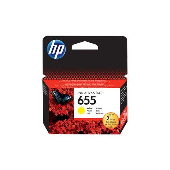 HP CZ112AE 655 Yellow Ink Cartridge
