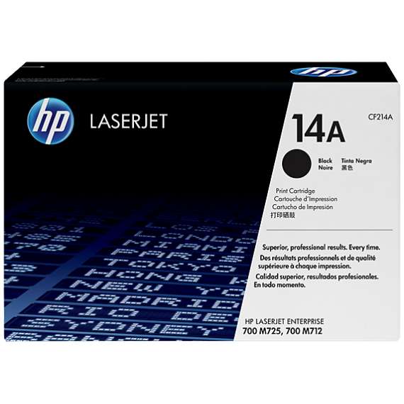 HP CF214A 14A Black LaserJet Toner Cartridge