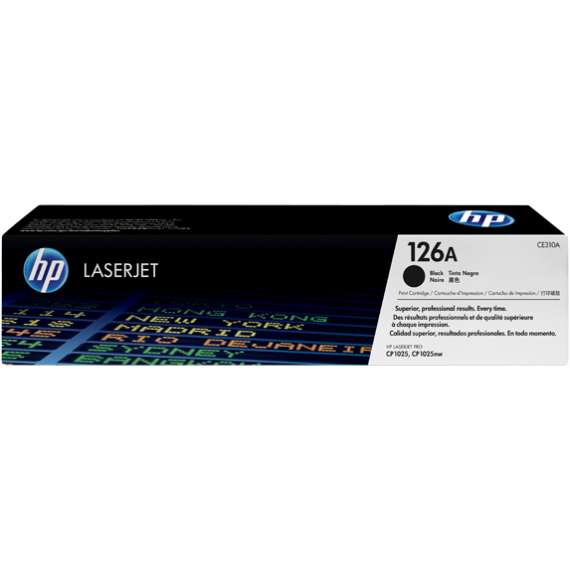 HP CE310A 126A Black LaserJet Toner Cartridge