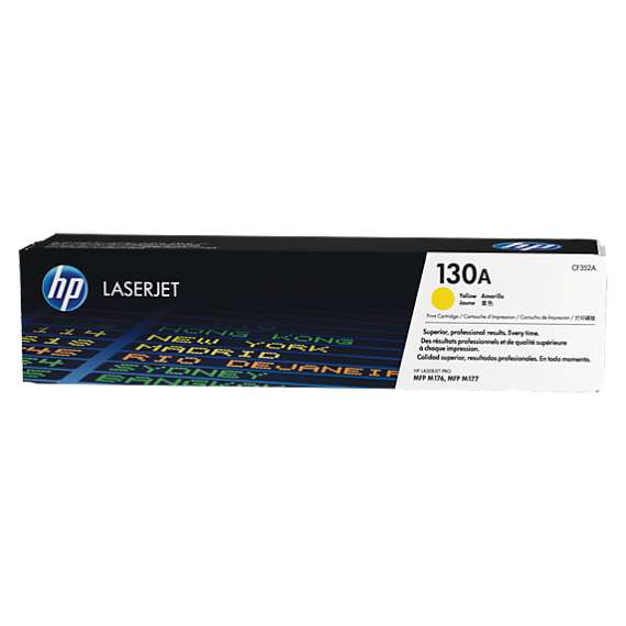 HP CF352A 130A Yellow LaserJet Toner Cartridge