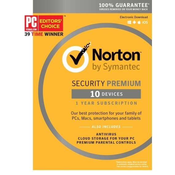Norton security premium 10 user Antivirus