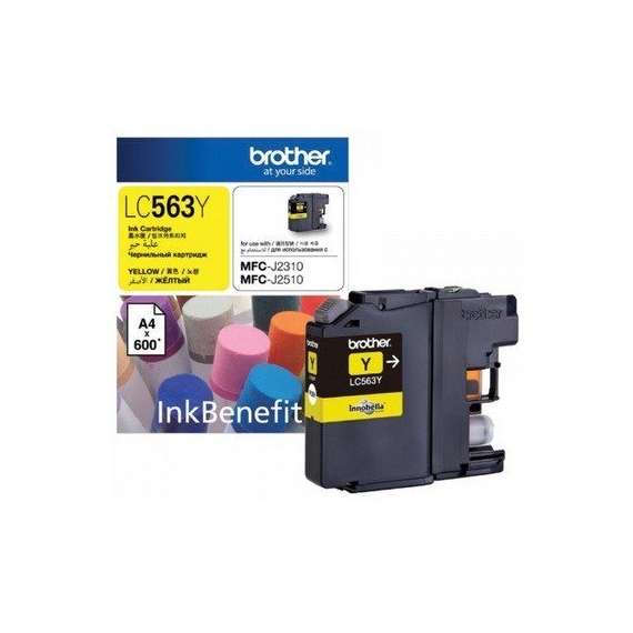 Brother LC563Y Yellow Ink Cartridge