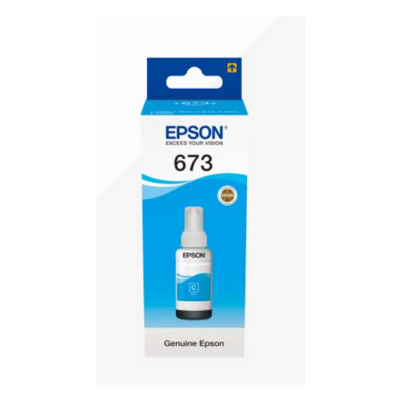 Epson T6732 Cyan ink bottle