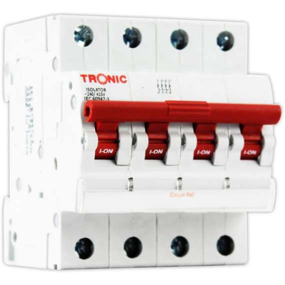 Tronic 4 Pole 100Amp  Isolator