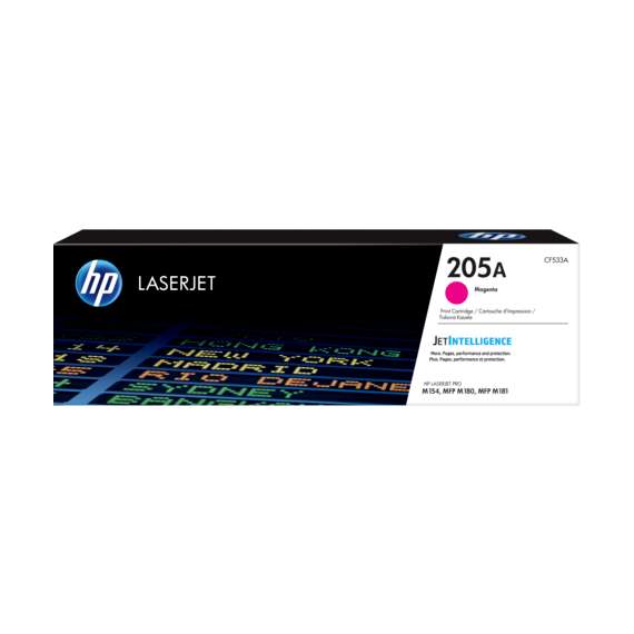 HP CF533A 205A Magenta Original LaserJet Toner Cartridge