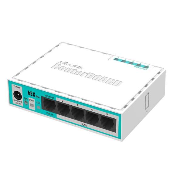 Mikrotik RouterBOARD hEX lite 5 ports router