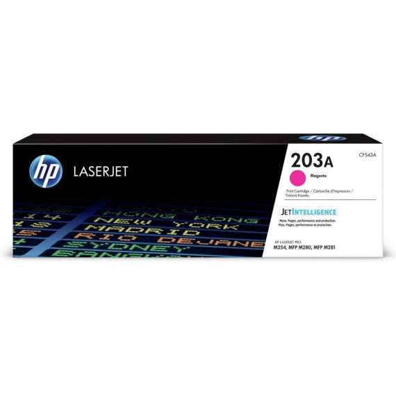 HP CF543A 203A Magenta Original LaserJet Toner Cartridge