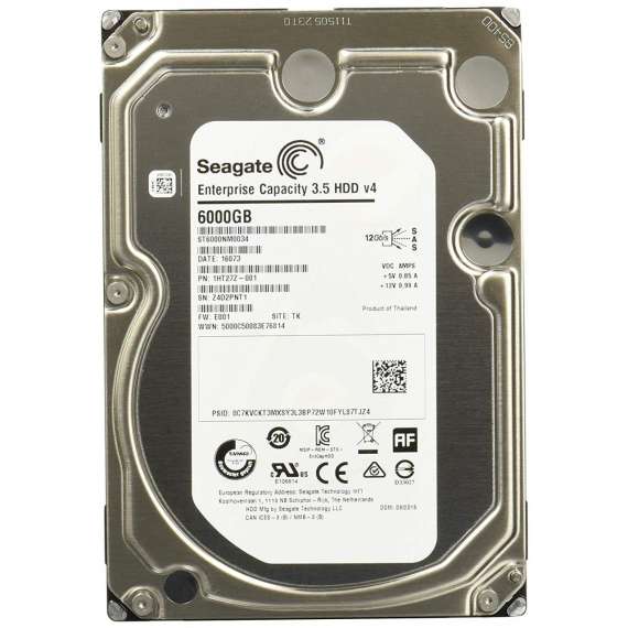 Seagate 6TB Enterprise Constellation ES.3 7200RPM SAS 3.5" 12Gbps Hard Drive