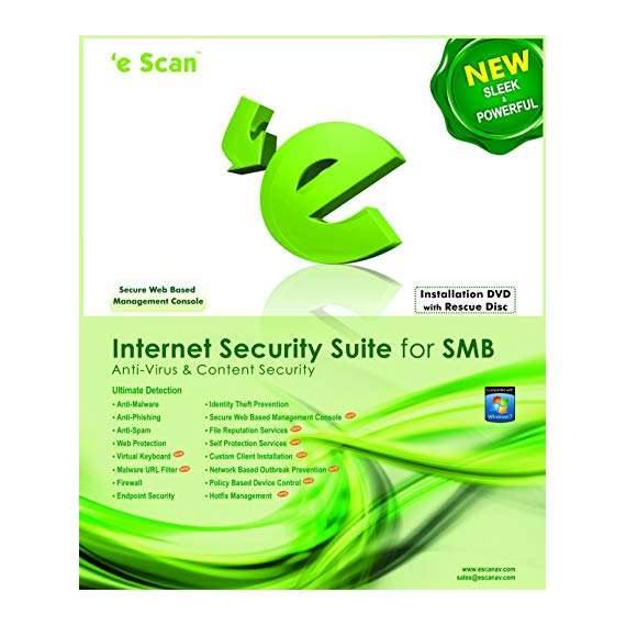 Escan 50 user Internet Security Suite for SMB Kit