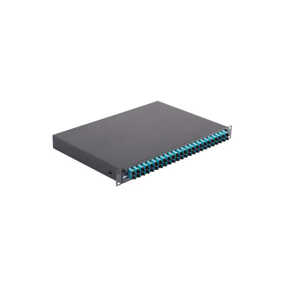Panduit OptiCom Pre-Loaded Fiber Optic Tray With 12 Duplex SC Adapters