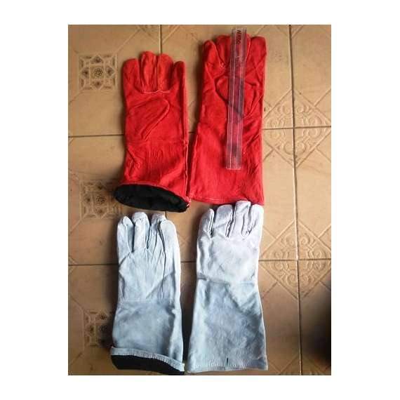 Heavy Duty leather gloves with inner lining