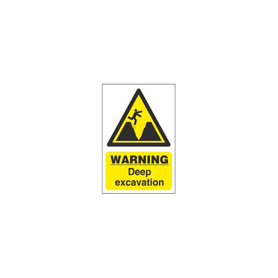 Deep Excavation Signage