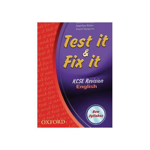 Oxford Test It and Fix It English