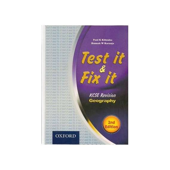 Oxford Test It and Fix It Geography